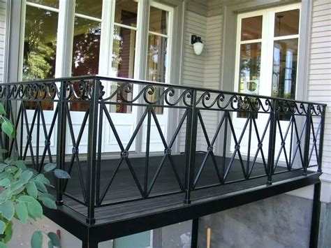 metal balcony fabrication virginia|custom made exterior metal railings.